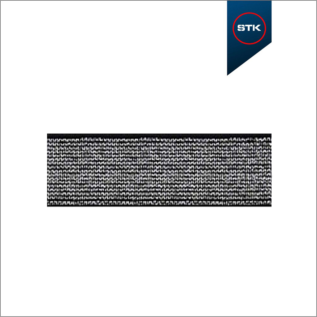 ELÁSTICO STK 123TE 20MM PRETO / PRATA