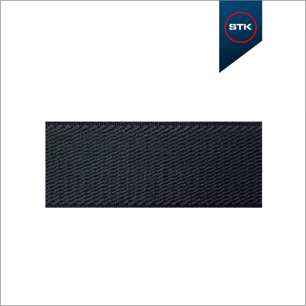 ELÁSTICO STK 156 DIAGONAL TELA 30MM PRETO
