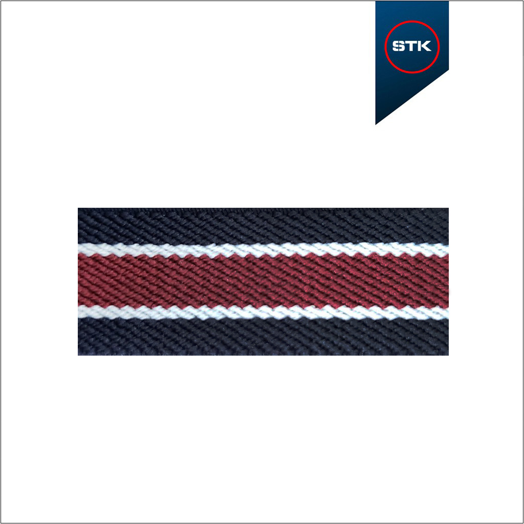 ELÁSTICO STK DIAGONAL 20MM ANTRA / BRANCO / SINES / BRANCO / ANTRA