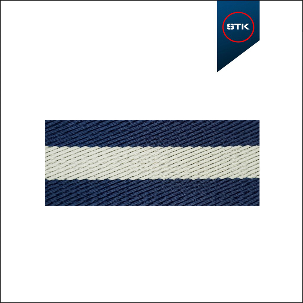 ELÁSTICO STK 165 40MM MARINHO 1716 / PALHA1731 / MARINHO1716(FUNDO MARINHO)
