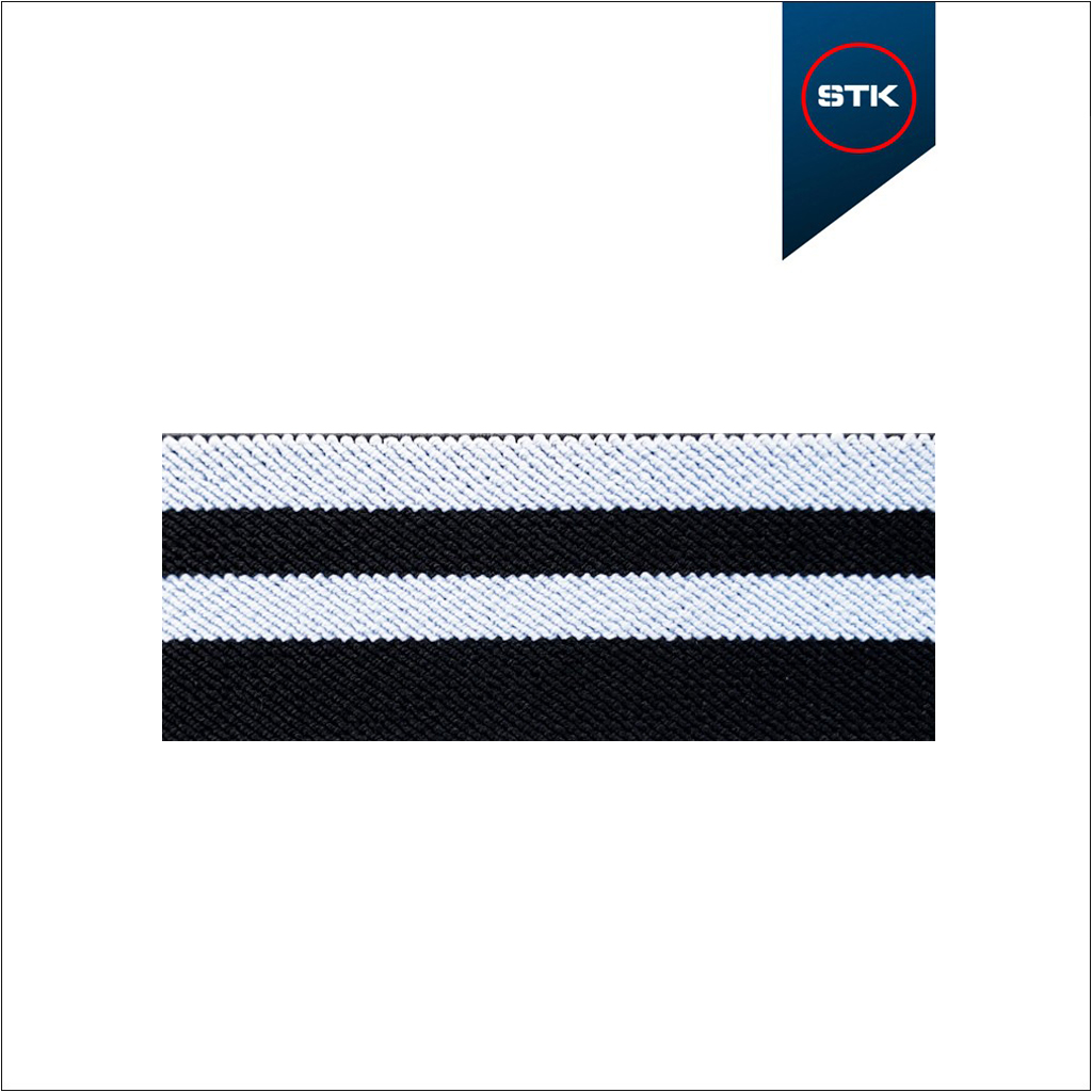 ELÁSTICO STK DIAG 40MM BCO / PTO / BCO / PTO