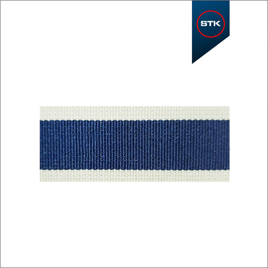 ELÁSTICO STK 592 EXPORTAÇÃO 4X1 25MM PALHA / MARINHO / PALHA