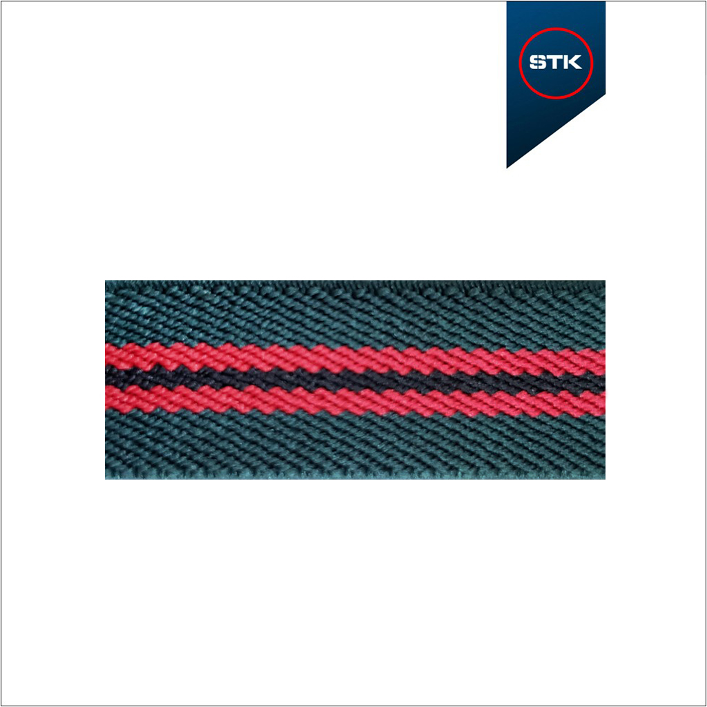 ELÁSTICO STK DIAGONAL 20MM MILITAR / 1710 / PRETO