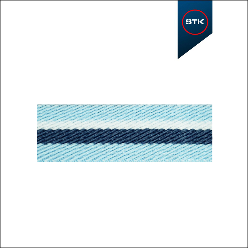 ELÁSTICO STK DIAGONAL 20MM AZULBB / INVERNO / BRANCO / AZULBB