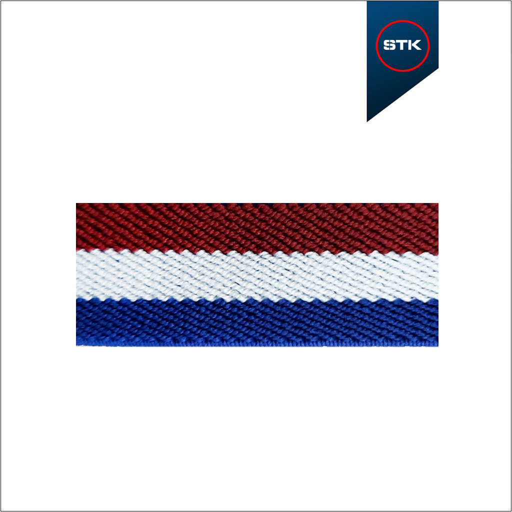 ELÁSTICO STK DIAGONAL 20MM AZUL STICK / BRANCO / VERMELHO 265