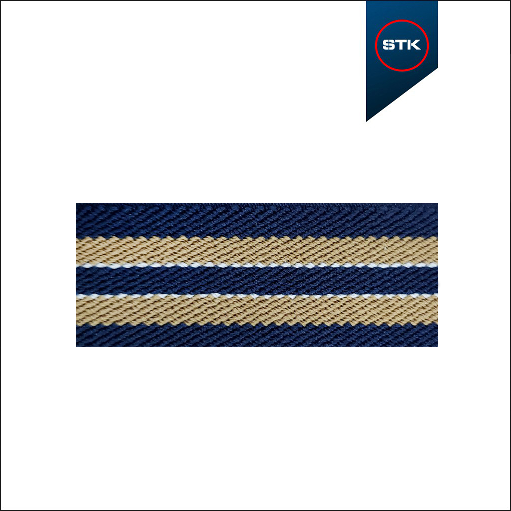 ELÁSTICO STK DIAGONAL 25MM MARIN / CONG / BCO / 1716 / BCO / CONG / 1716