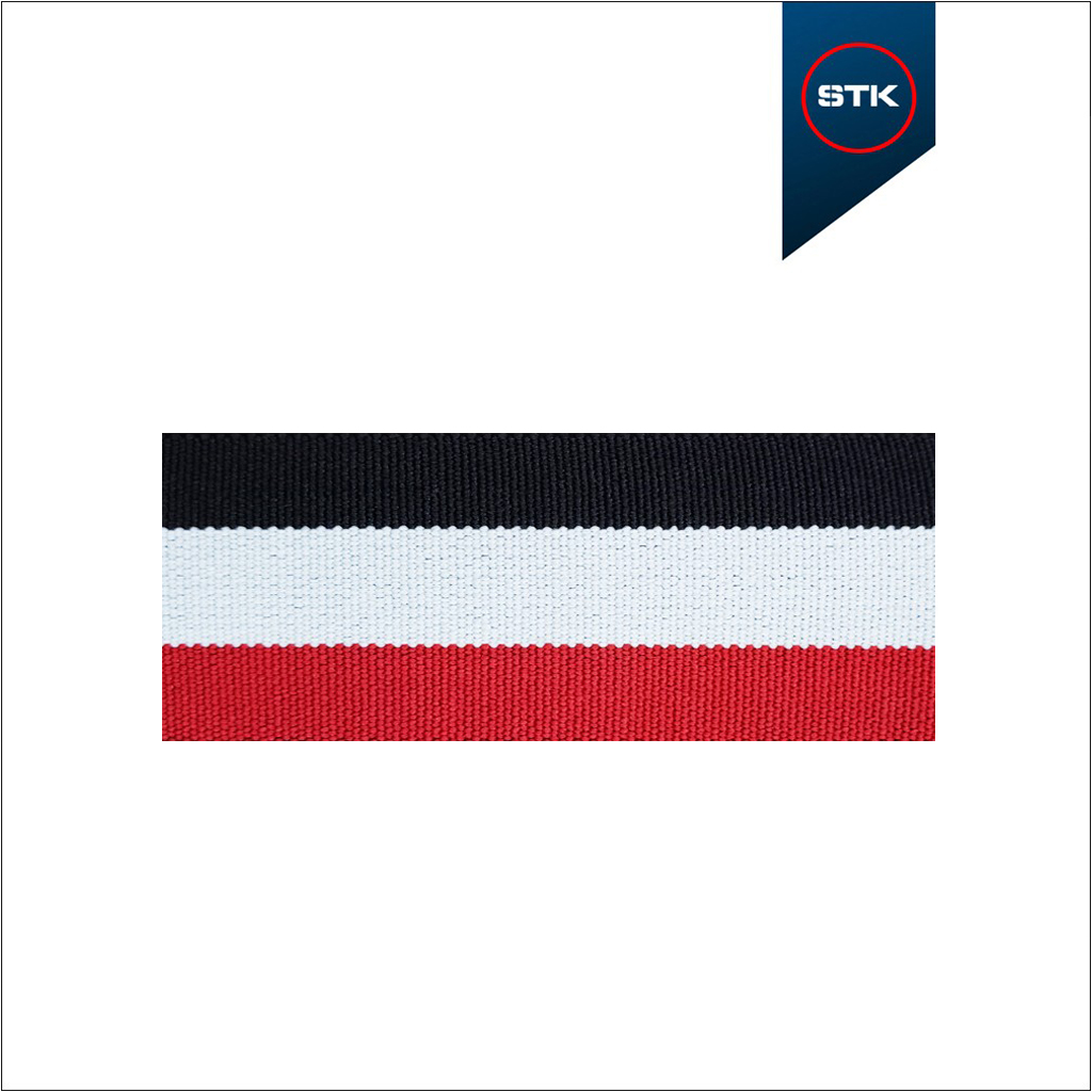 ELÁSTICO STK 592 EXPORTAÇÃO 4X1 40MM VERM1710 / BCO / PRETO