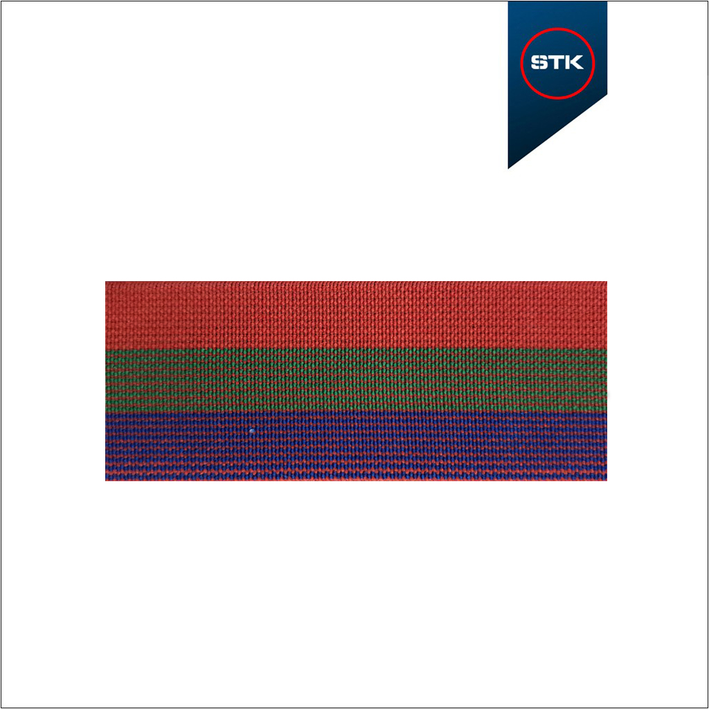 ELÁSTICO STK 187 T2 40MM VERM4552 / BANDEIRA / AZUL STK
