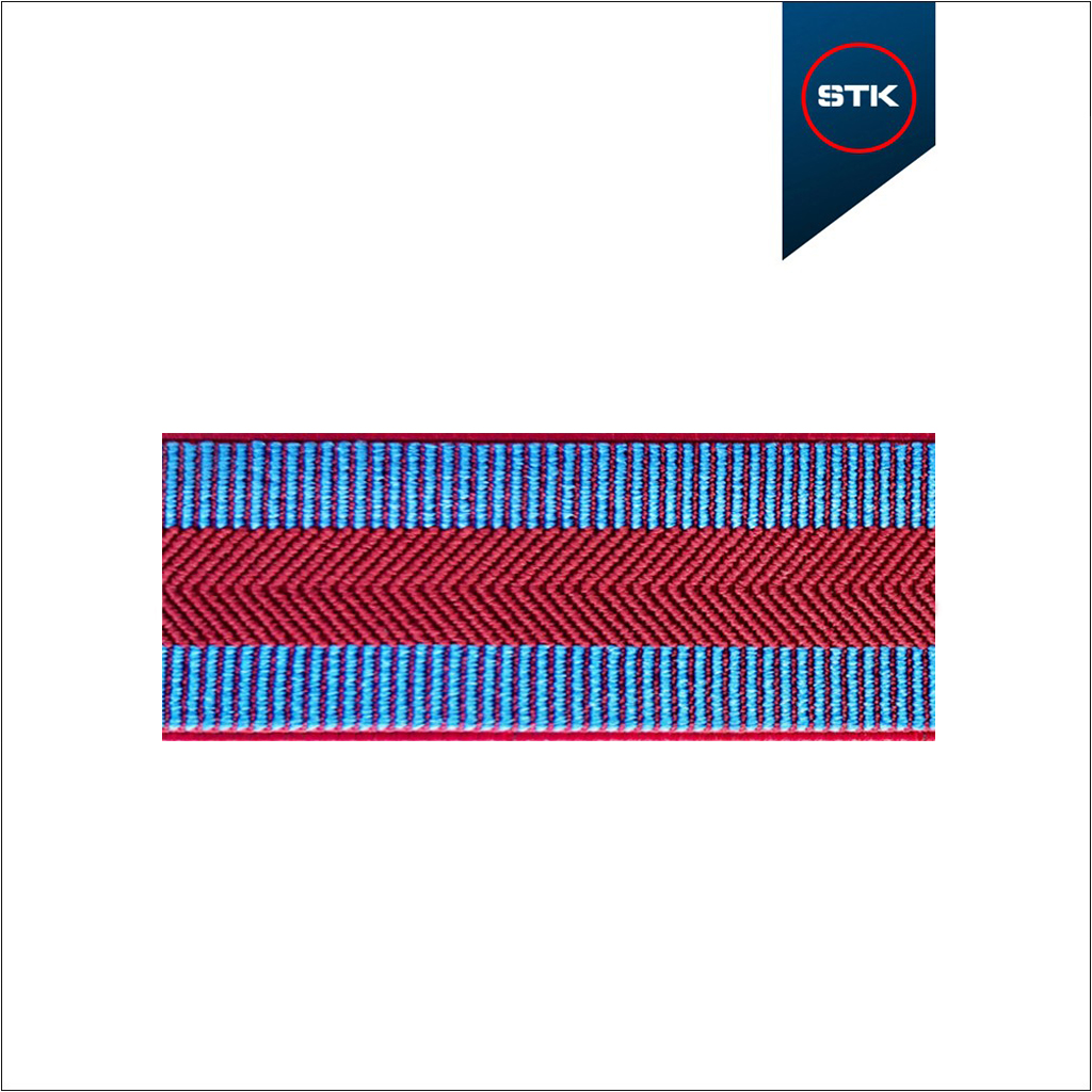 ELÁSTICO STK 1241 35MM VERM265 / AZUL1727
