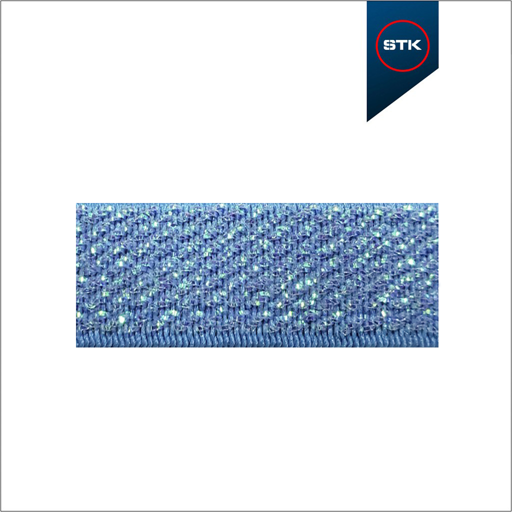 ELÁSTICO STK 171 10MM AZUL 1717 / LUREX IRISE