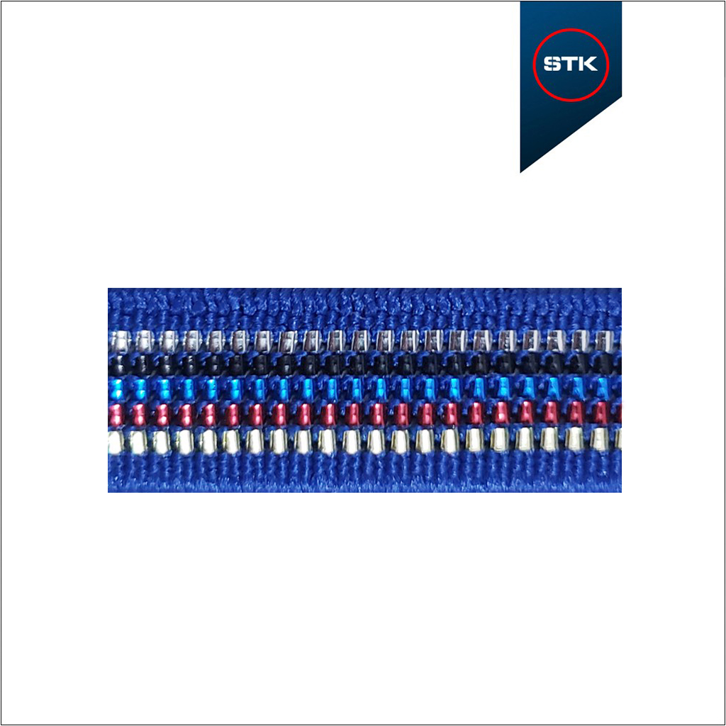 ELÁSTICO STK 938 METALIZADO 10MM AZUL STK / PRATA / PRETO / AZUL / VERMELHO / OURO