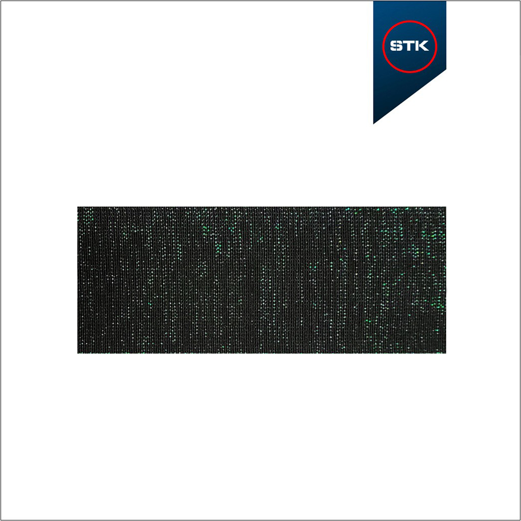 ELÁSTICO STK 156 EXPORTAÇÃO 60MM PRETO / LUREX IRISE