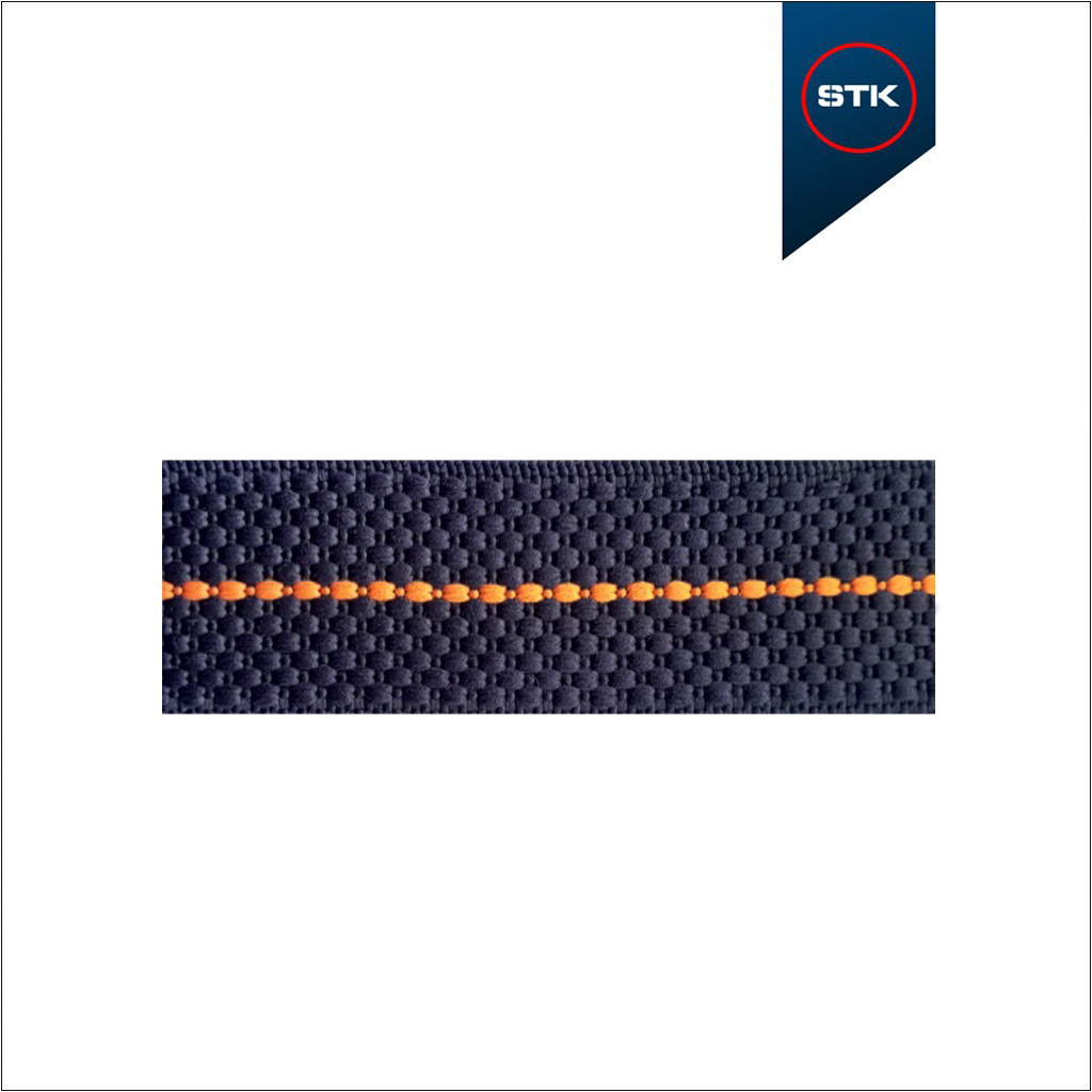 FITA STK 1709 POL 22MM ANTRACITO / LARANJA
