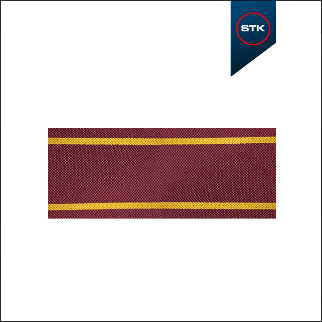 ELÁSTICO STK 380L ESPELHO / LYCRA DP 80MM BORDO / MOSTARDA