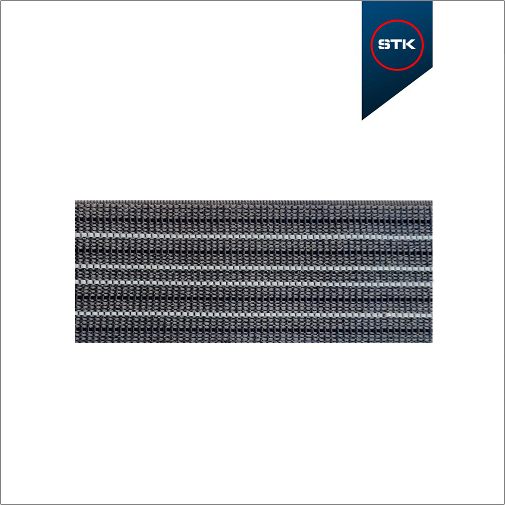 ELÁSTICO STK 122 40MM ONIX / LUREX PRETO / METALIZADO PRETO / REFLETIVO 