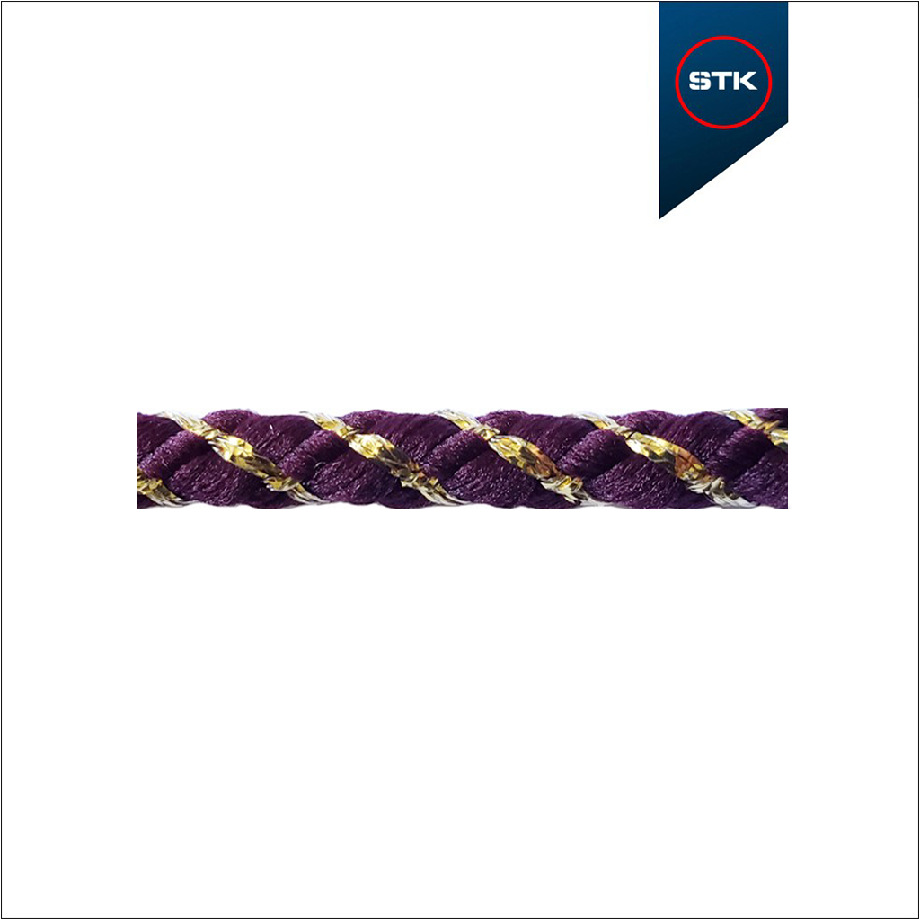 ATACADOR STK TORCIDO 80CM TINTO / LUREX DOURADO