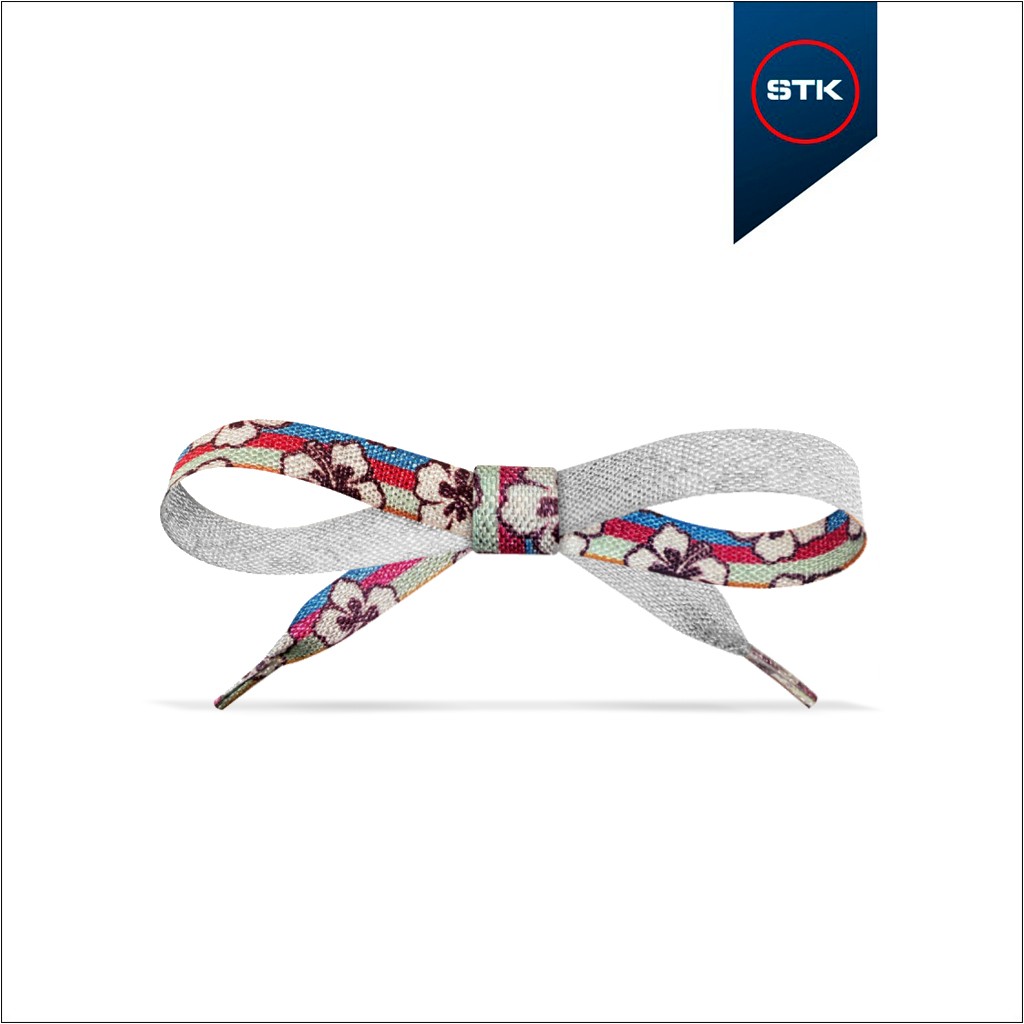 ATACADOR STK TL1 SUBLY 12MM 80CM CINZA 1720 / LUREX PRATA (FLORAL)-1177 - 1 LADO