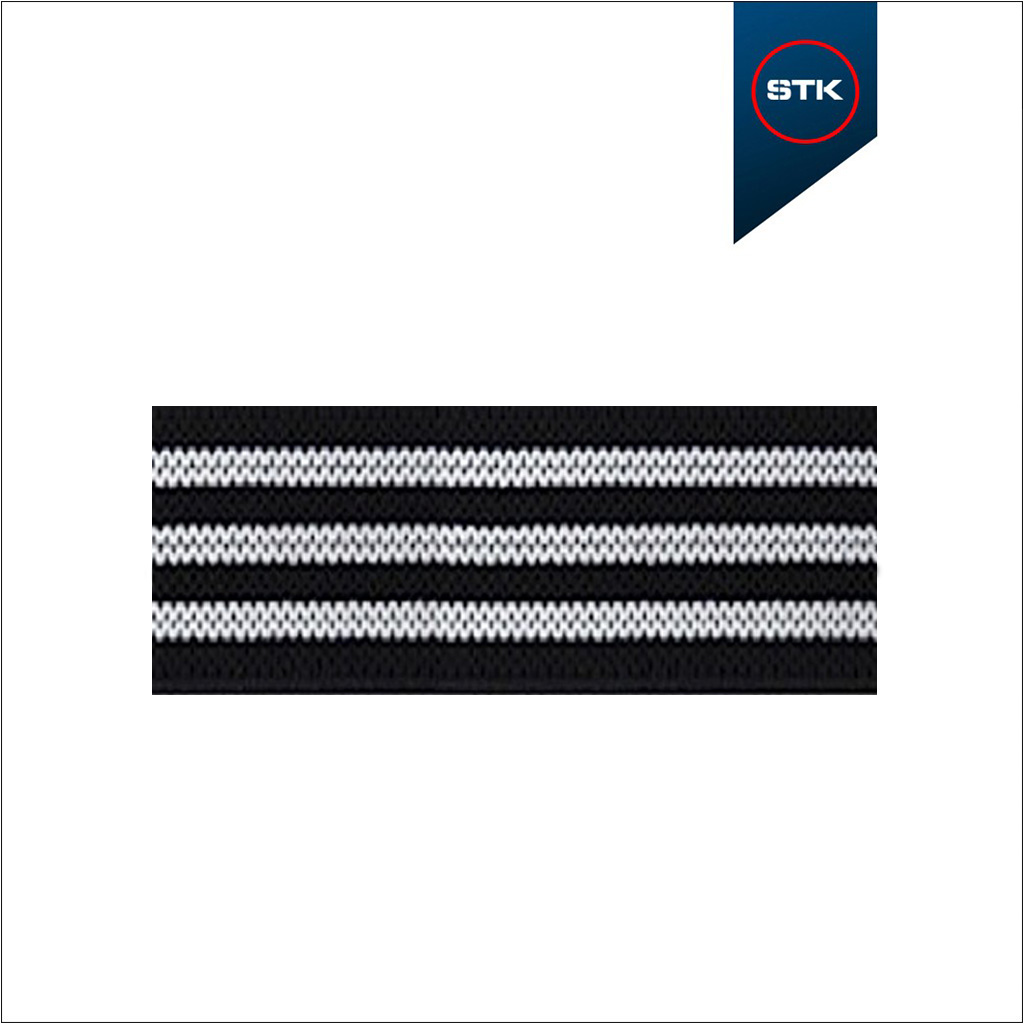 ELÁSTICO STK 171 15MM ANTRACITO / BRANCO