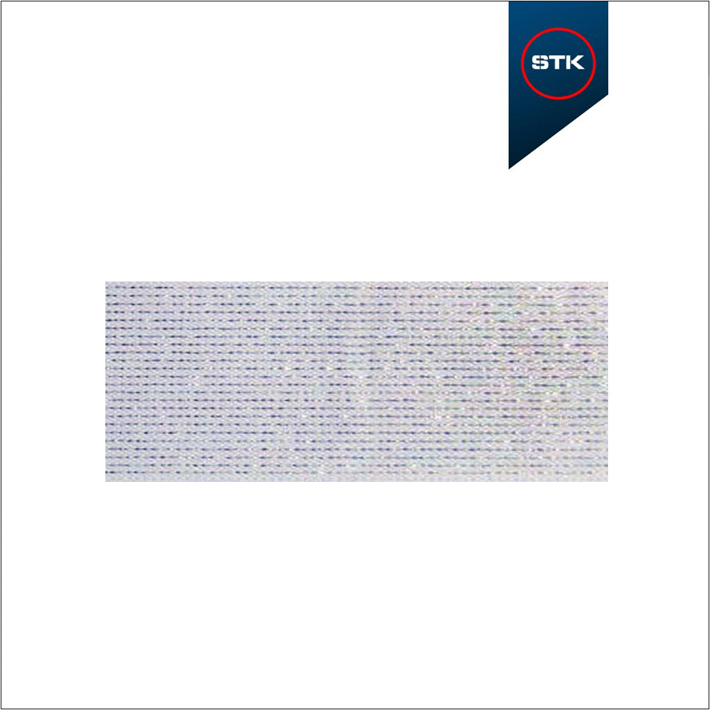 ELÁSTICO STK 716 121 TE 50MM BRANCO C / LUREX ´PRATA 