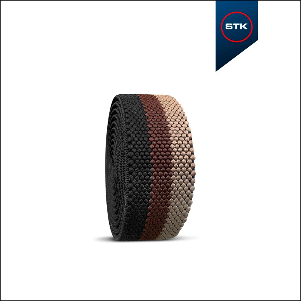 ELÁSTICO STK 1367 40MM PRETO / DOVER / CAFEZAL (FUNDO PRETO)