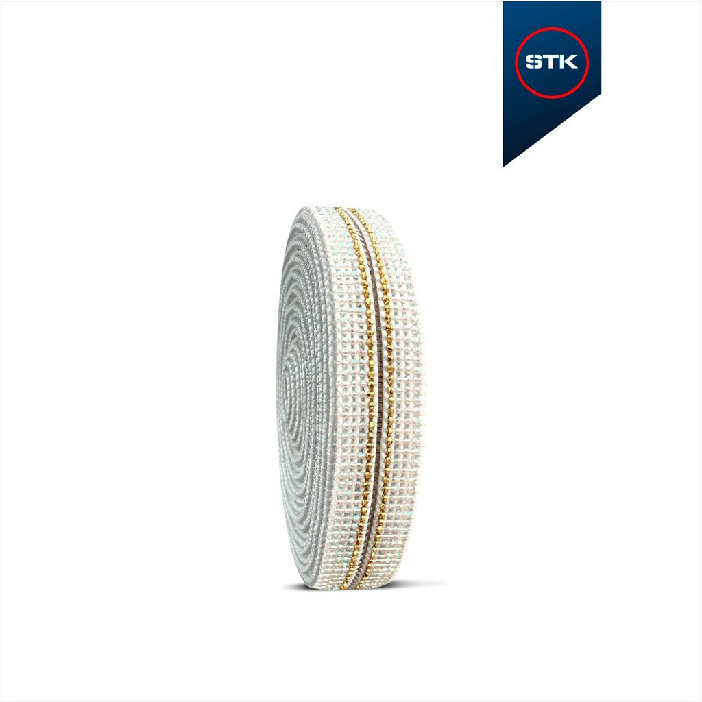 ELÁSTICO STK 2371 BY 10MM LUREX IRISE / DOURADO / IRISE